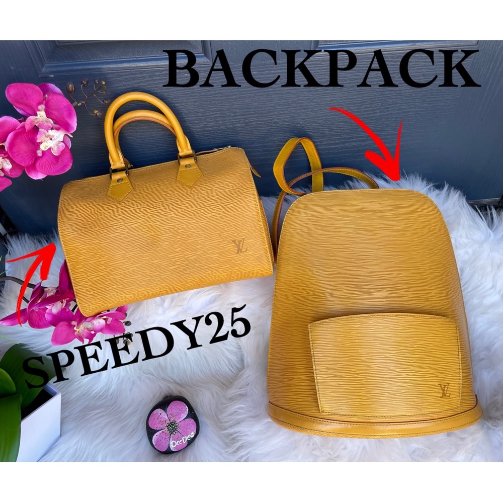 LOUIS VUITTON BACKPACK EPI